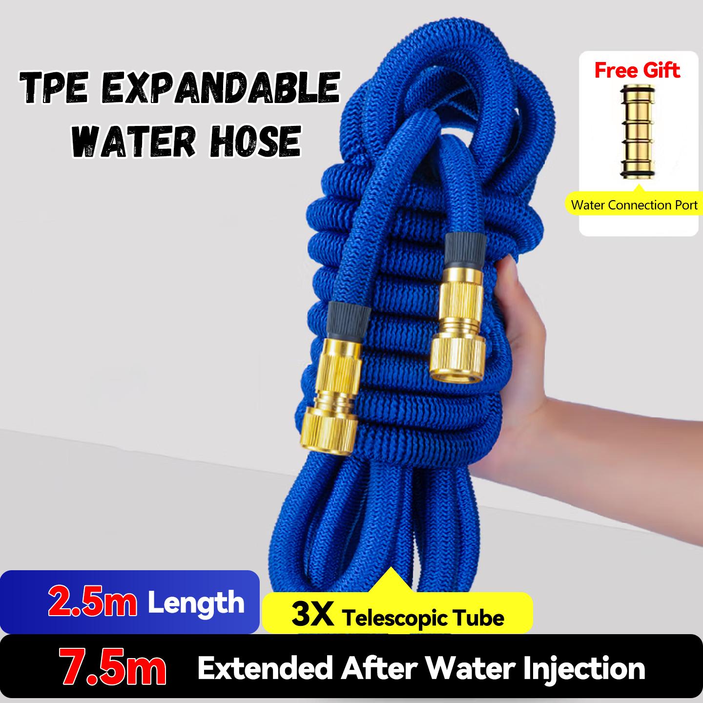 

3X Expandable Garden Hose High Pressure Flexible Magic Hose Anti-Explosion Cold-Resistant for Car Washing Watering Plants Househ