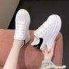 2025 Spring and Autumn New Popular Fashion Little White Shoes Women's Versatile Small Inner Height Increase 7cm Sports and Leisure Board Shoes