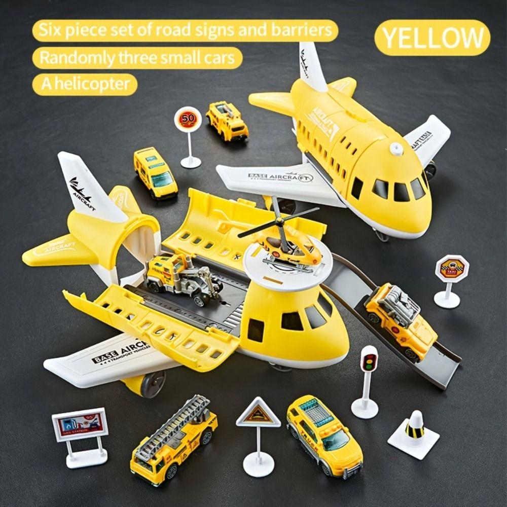 Aircraft Model Inertial Airplane Model Storage Passenger Deformation Airplane Toy  Christmas Gift