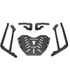 Motorcycle Rear Luggage Rack Carbon Steel Strong Load Bearing Secure Support Cargo Carrier Holder Bracket Replacement