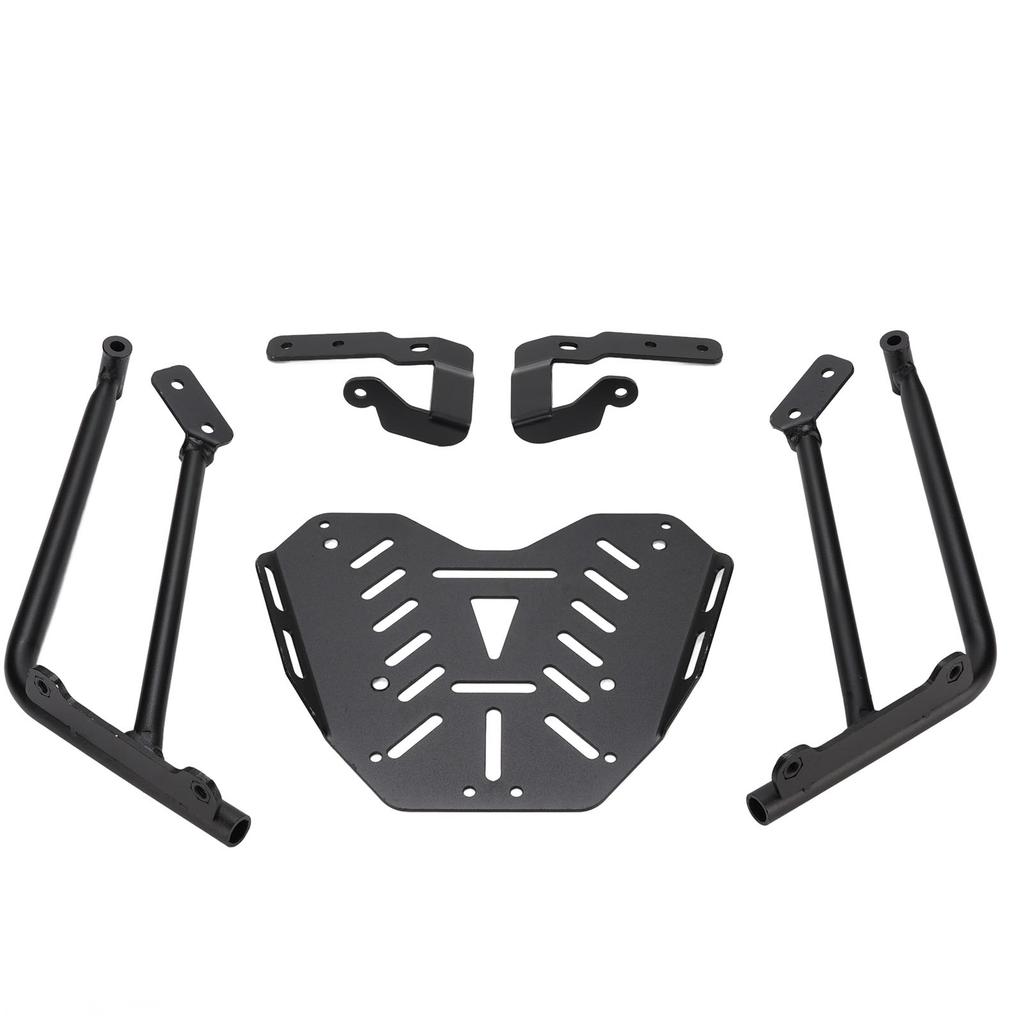 Motorcycle Rear Luggage Rack Carbon Steel Strong Load Bearing Secure Support Cargo Carrier Holder Bracket Replacement