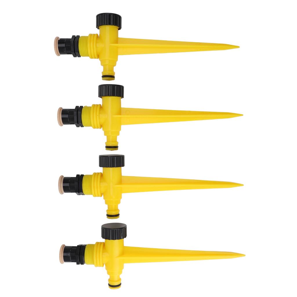 4pcs Garden Sprinklers Professional Efficient 360 Degree Automatic Rotating Lawn Sprinkler for Yard Patio Outdoor