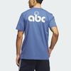 Adidas SC Camp Story Letter Print Basketball Sports Short Sleeve T-Shirt Men Tops Dark-Blue IM4633
