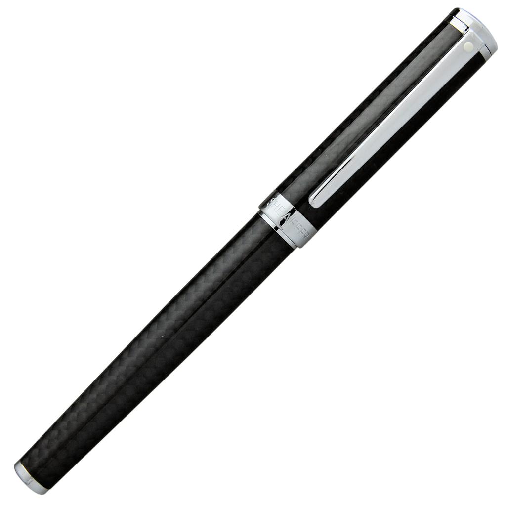 Sheaffer Fountain F Fine Carbon Fiber Officially Imported ITS9234PN-F Dual-Use Pen, Nib, Black,