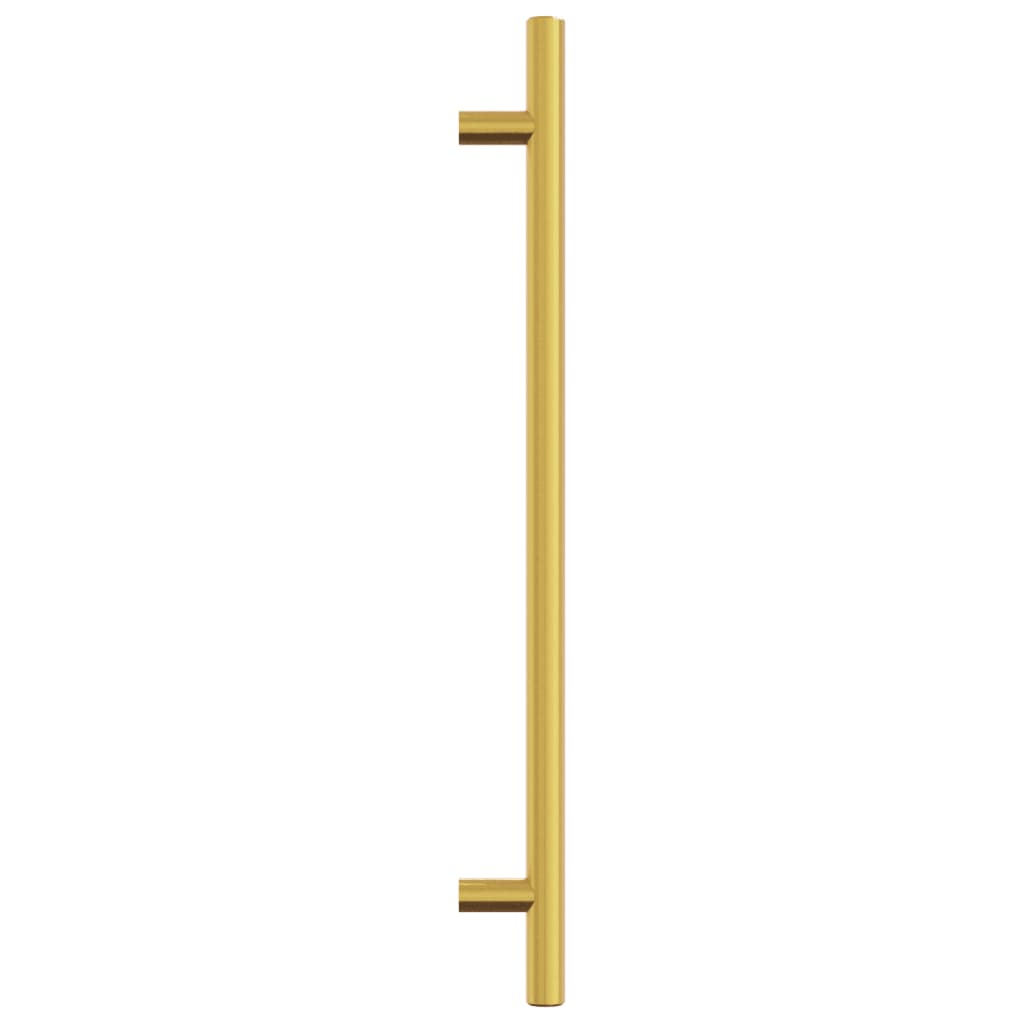 Furniture Handles 10 Pcs Golden 224 Mm Stainless Steel
