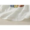 DIMANAF 2026 Summer Women Plus Size New Blouse Shirt Print Floral Vintage Short Sleeve Cotton Linen Casual Loose Lady Tops Tees