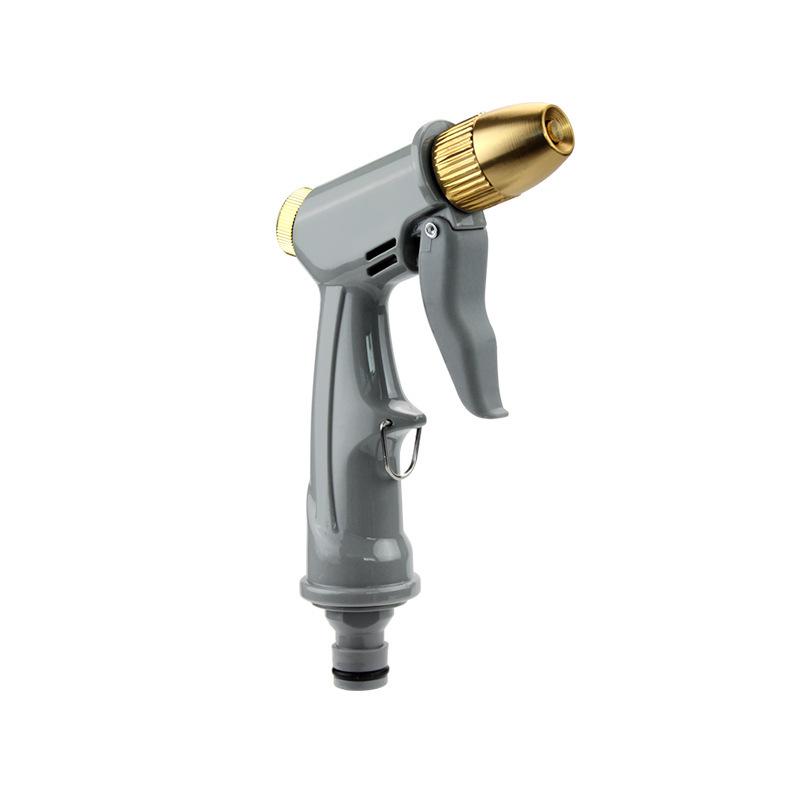 

High-Pressure Car Wash & Garden Water Gun: Rinse, Connect to Tap, Clean, and Water with Rubber Coated Design