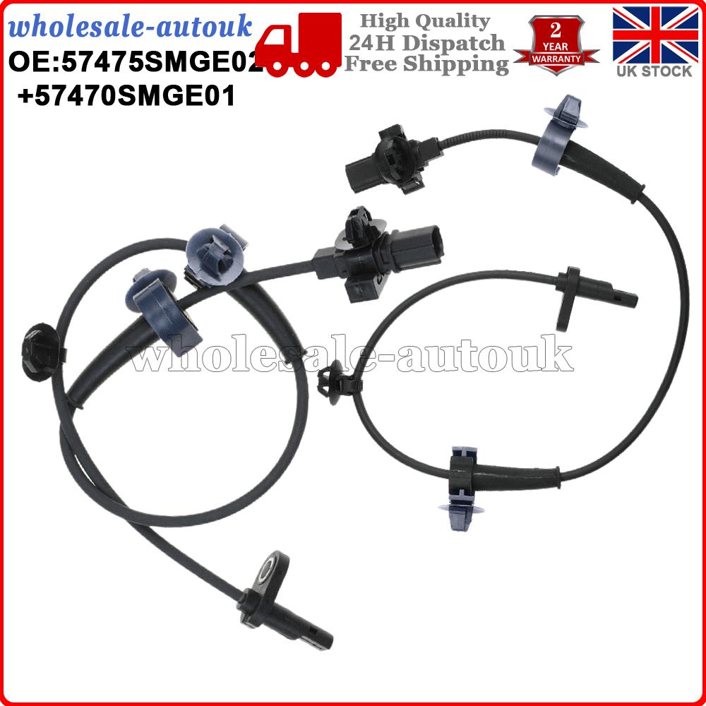 2X ABS Sensor For Honda Civic 2006 -12 Rear Left & Rear Right Wheel Speed Sensor