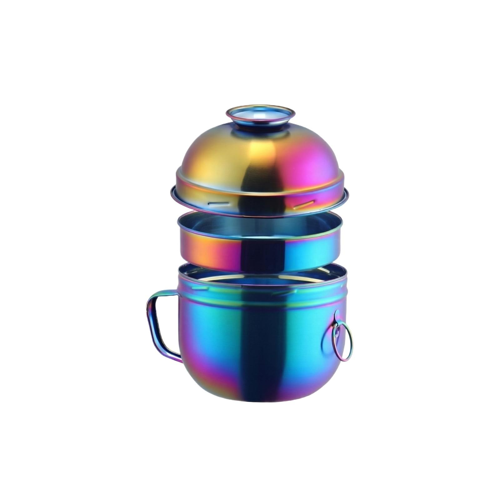 Stainless steel fast food cup large capacity bento box