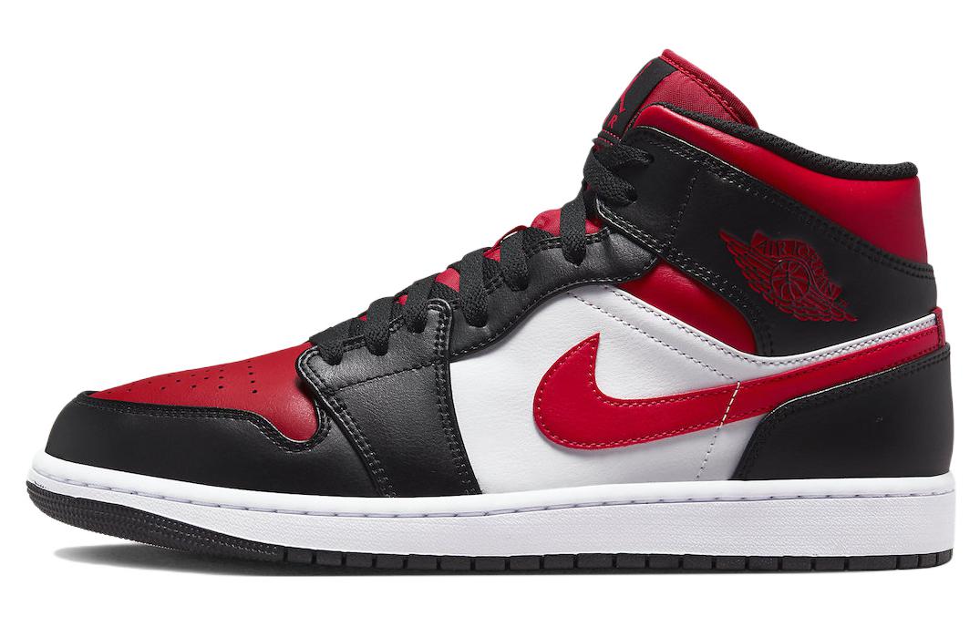 Air Jordan 1 Mid  Bred Toe  554724-079 40.5