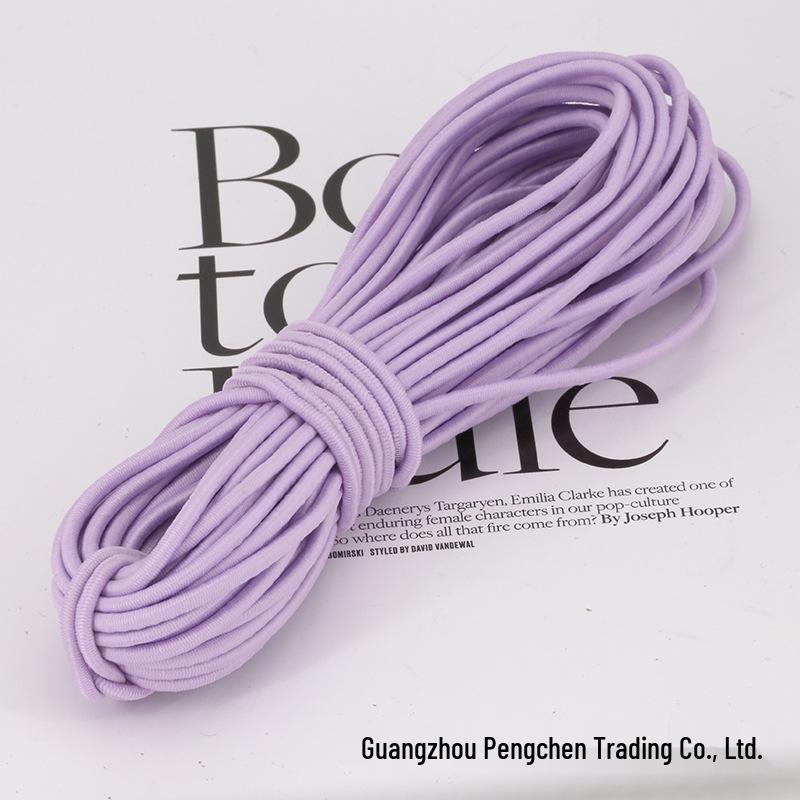 2.5mm High Elasticity Colorful Elastic Rubber Cord