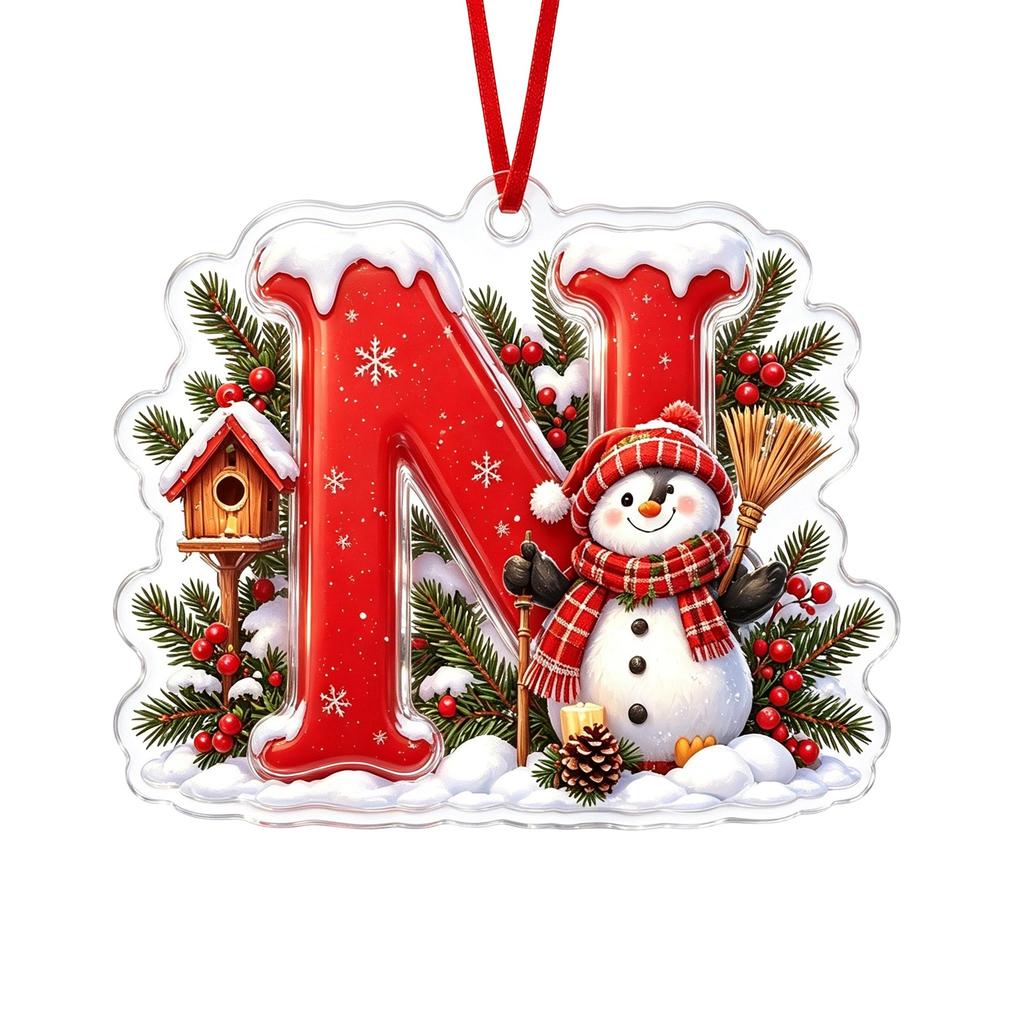 Christmas Tree Hanging Ornaments, Festive Decorations for Holiday Home Party Indoor Decor