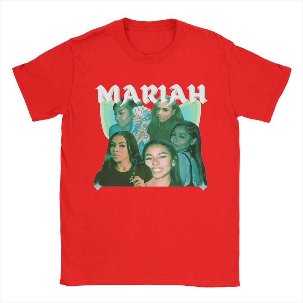 Bedrucktes Mariah the Scientist Vintage T-Shirt Herren Baumwolle Kurzarm O-Ausschnitt Sommer Top T-Shirt