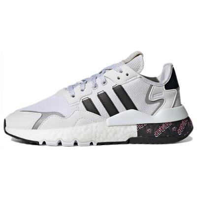 Originals Nite Jogger 'White Black Gray' Women's Sneakers H01735