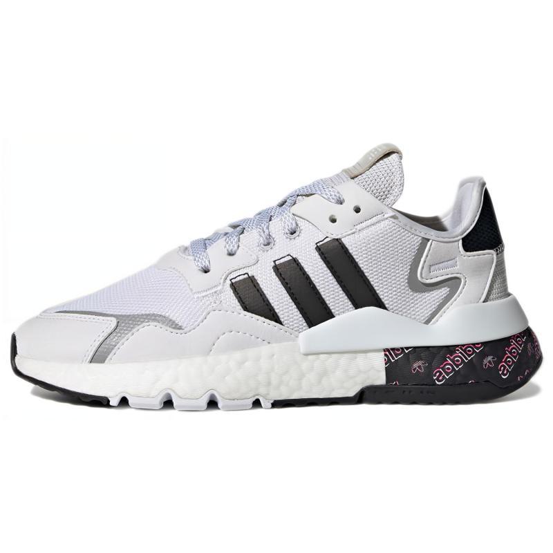 Adidas Originals Nite Jogger 'White Black Gray' Women's Sneakers H01735
