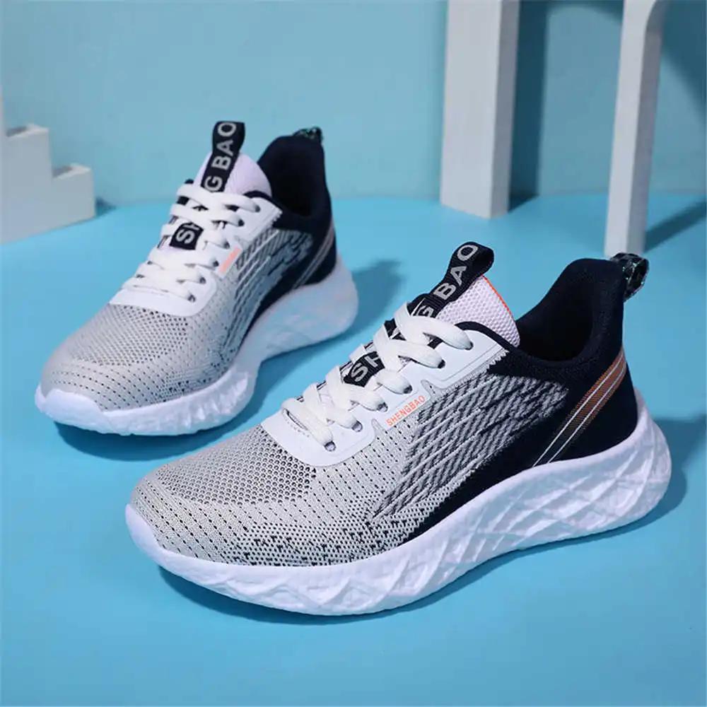 Fashion Thick Bottom Size 43 Women's Shoes Casual White Summer Sneakers Sports Woman Tennis Footwear On Sale Tenus Resell Krasofka