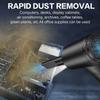STONEGO 6000mAh Rechargeable Electric Air Duster 3-Speed Up To 51000 RPM Portable Air Blower with LED Light for Dust Cleaning