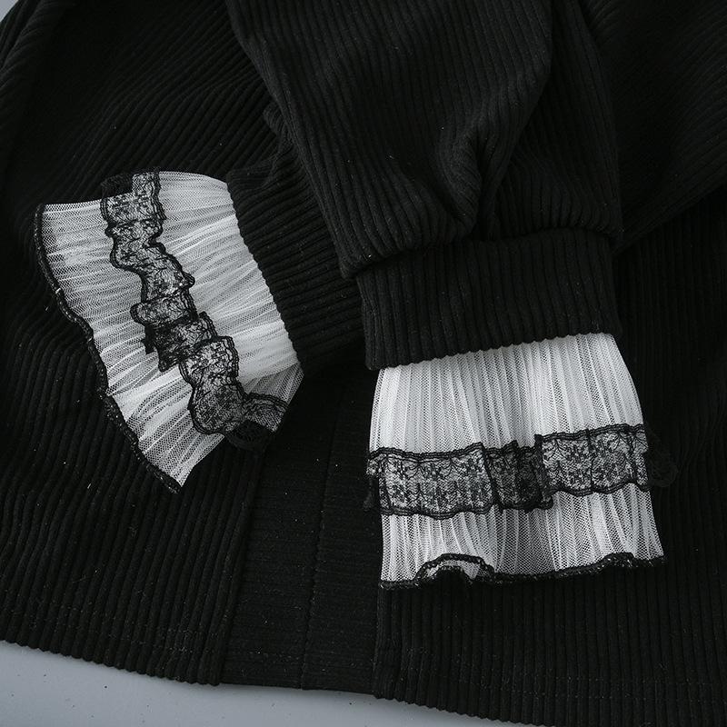 Detachable Cuffs Lace Flower Fake Flared Sleeves Double Layer False Cuffs Sweater Blouse Tops Fake Sleeved Wrist Warmers