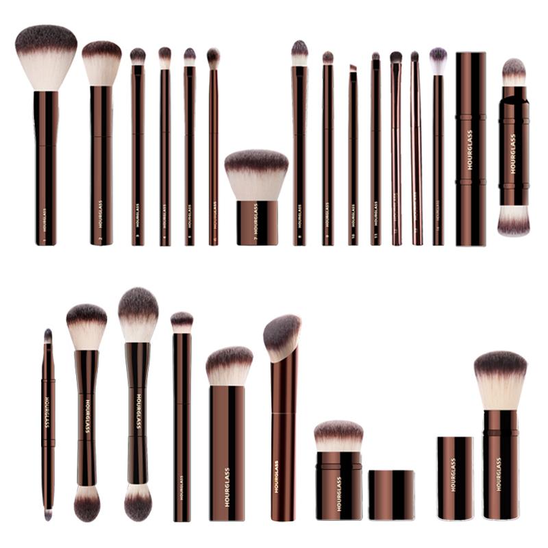 Hourglass Make-Up Pinsel Set & Kit Beinhaltet Puder Foundation Concealer Lip Rouge Bronzer Lidschatten Eyeliner Highlight Pinsel