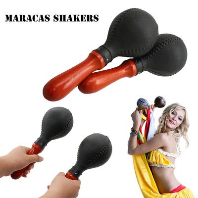 זוג מקצועי של Maracas Shakers רעשנים צעצוע פטיש חול לילד ילד