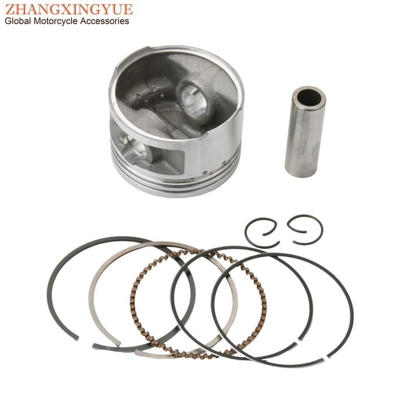Scooter 51.5mm Piston Kit For Yamaha XC125 ZY125T Cygnus125 1997-1999 Cygnus R 125cc 4T 2000-2003 Vino125 2V 4CW-E1631-12-A0