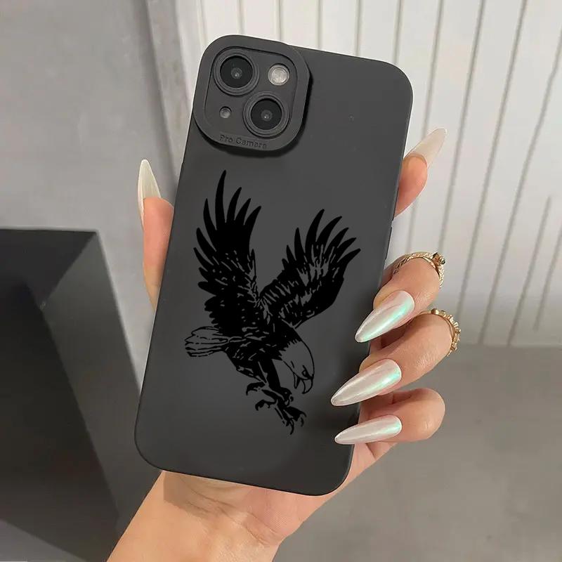 Majestic Bald Eagle in Flight Realistic Art Phone Case for iPhone 17 16 15 14 13 12 11 Series Pro Max Plus