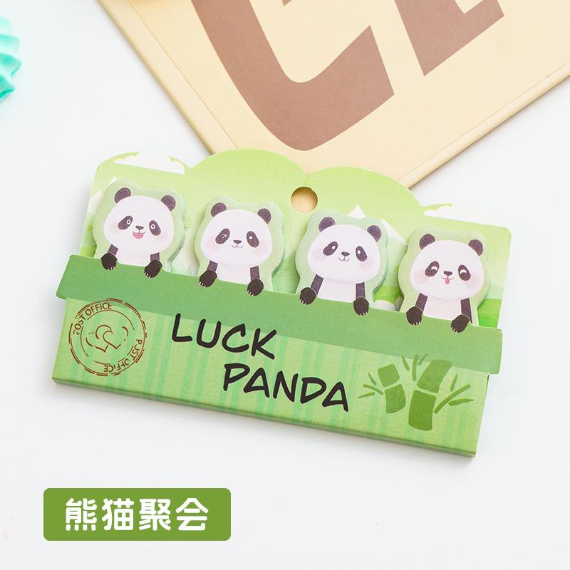 120sheets Cute Pet Thumb Sticky Notes Cartoon Memo Pad High-value Learning Rewards Classification Labels Stationery Small Gifts