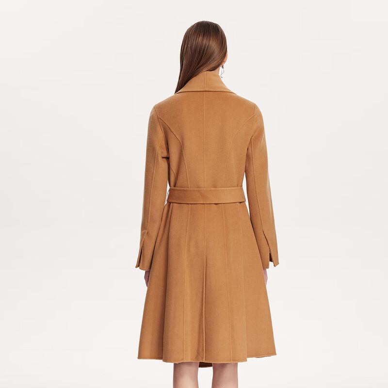 FivePlus French Style Belted Wool Coat