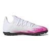 Adidas X 19.3 TF Round Head Comfortable Non-Slip Shock Absorbing Wear-Resistant Low-Top Soccer Shoes Kids Soccer Shoes White Pink Black EG7174