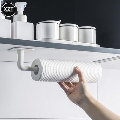 Úložný stojan na papírové utěrky Kuchyňské samolepicí doplňky Pod skříňku Stojan na papírové role Držák na ručníky Do koupelny WC