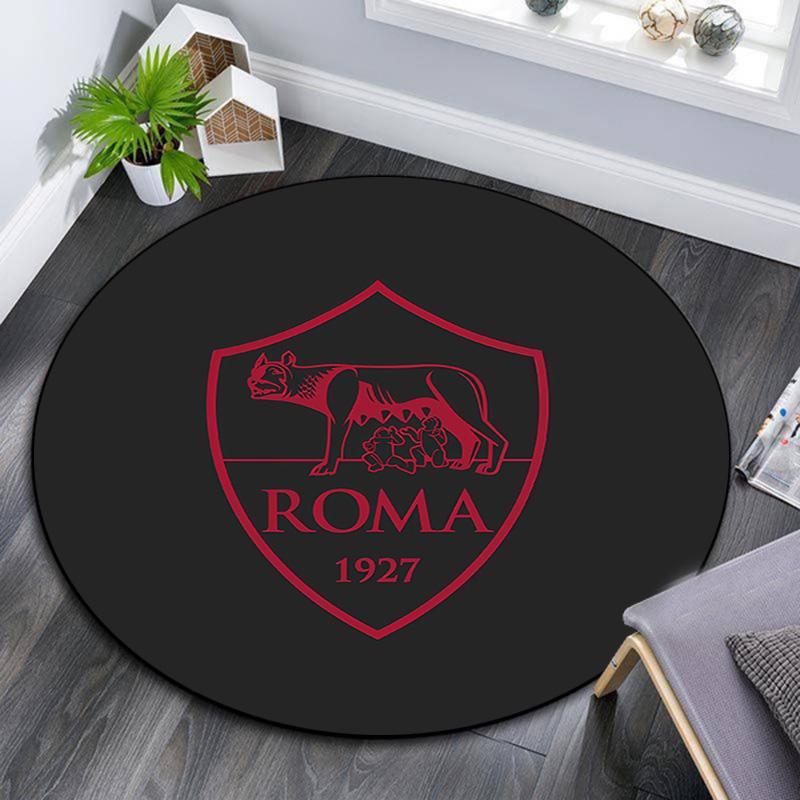 AS Rom 2 runder Teppich, Teppich für Wohnzimmer, Schlafzimmer, Sofa, Spielzimmer-Dekor, rutschfeste Fußmatte