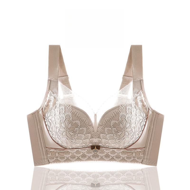 

Собирающий бюстгальтер женский сексуальный кружевной бюстгальтер против обвисания с боковой поддержкой аксессуар бюстгальтер без косточек кружевной регулируемый бюстгальтер 40/90C розовый