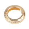 European and American Bracelets Simple and Fashionable Round Hammer Texture Alloy Spring Bracelet Versatile Casual Women