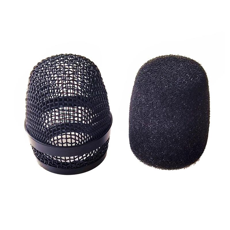 Professional Mic Ball Head Mesh Grill Microphone Cap Mic Grille Cover Windscreen Cover for E835/E845 MIC Accessories