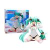 Hatsune Miku Statuetta Azione Carina da Scrivania 12cm Versione Maglietta Gatto. Figurina Anime Ragazza Kawaii Modello Giocattolo Regalo