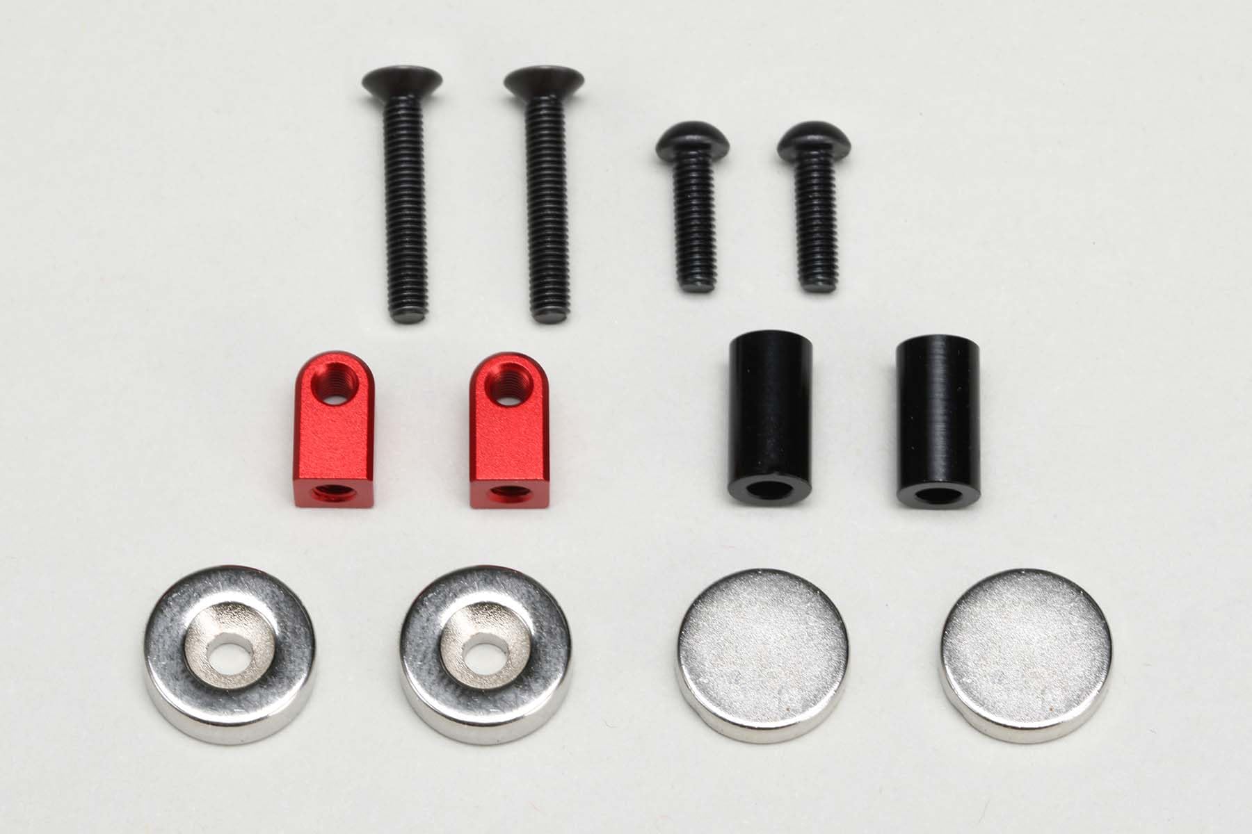 

Yokomo Magnetic Front Body Mount (Red) Universal ZS-016MGFR