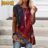Damen Mode Lässig O-Ausschnitt Kurzarm Blusen & Hemden