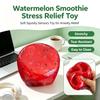 Handgemachtes Wassermelonen-Slushy-Quetschspielzeug Realistisches Weiches Frucht-Squishy Spielzeug zur Stressbewältigung mit langsamer Rückfederung Neuheit Lustiges Geschenk