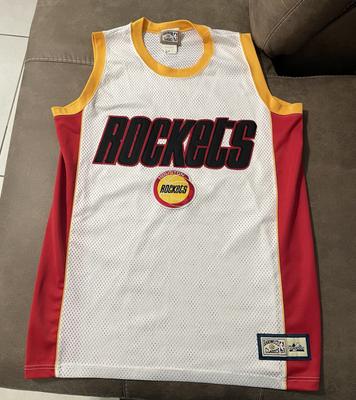 Vintage Houston Rockets Throwback Majestic Autentisk Hardwood Classic Trøje M