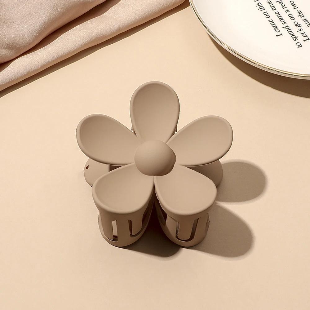 New Flower Hair Clips For Women Sweet Hair Claw Ponytail Clips Hair Holder Fashion Barrette Girls Headwear Hair Accessories