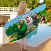 Cartoon B-Booba Strandtuch Bunte Badetücher Für Mädchen Mikrofaser Schnelltrocknend Individuell Sandfrei Strand Yoga Spa Fitnessstudio Pool