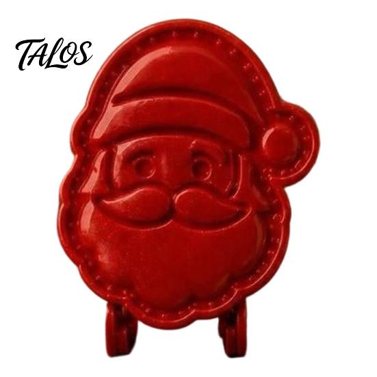 Baking Gifts for Enthusiasts Christmas Hand Press Pie Mold, Plastic Pastry Dough Neatly Cut Cookie Cutters DIY Holiday Treats