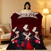 K-pop group B-Babymetal Throw High-Density Short Plush Blanket Soft Skin-Friendly for Sofa Nap Air-Conditioned Room
