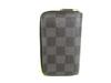 Authentische LOUIS VUITTON Damier Graphite Leder Zippey Geldbörse #9861 Überholt