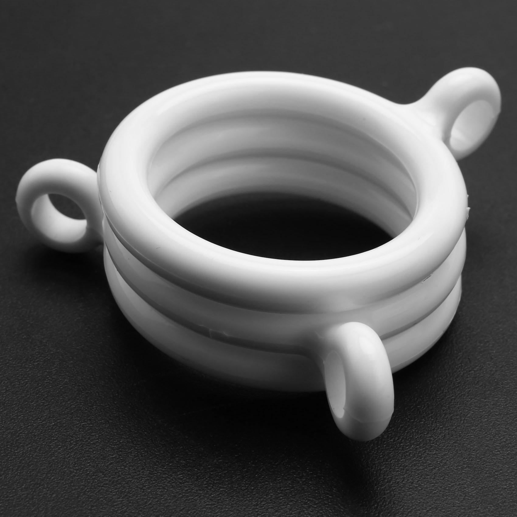 Good-20X White 25Mm Inner Plastic Curtain Rings