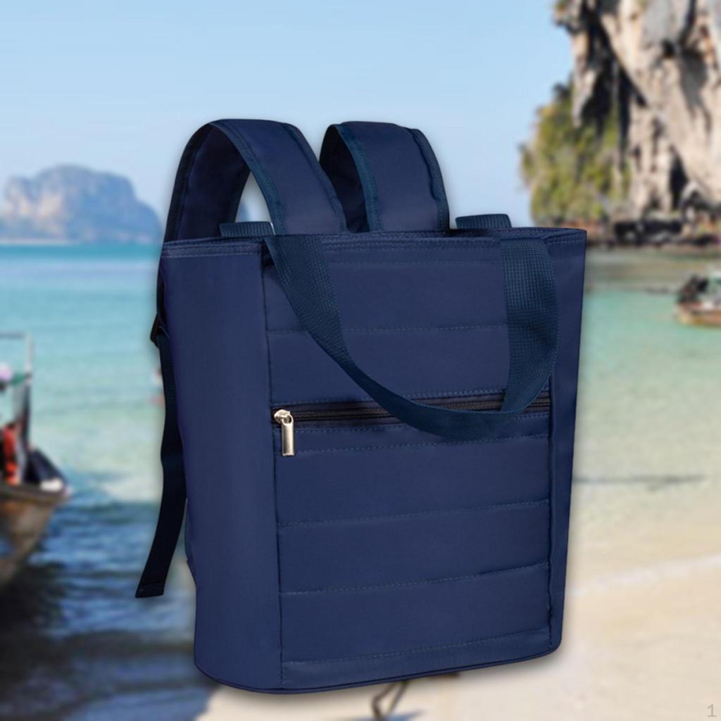 Rucksack Isoliertasche Tragbar Große Kapazität Auslaufsicher Thermische Lunchtasche für Wandern