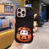 Phone case: 2D flat, suitable for iPhone 18 17 16 15 14 13 Pro protective case, little ghost, perfect Christmas and Halloween holiday gift