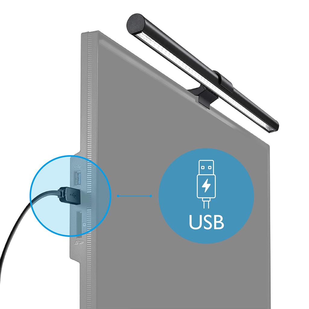 BenQ ScreenBar Monitor Hanging Light [Desk Light Monitor Lamp]