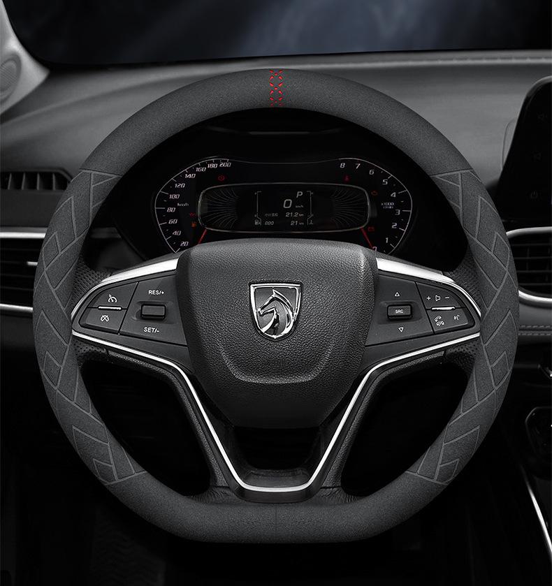 Non-Slip Steering Wheel Cover for Baojun 730, 560, 360, 510, 310, 310W, 530