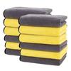 3/10/40Pcs Microfiber Car Cleaning Towel Thicken Soft Drying Cloth Car Body Washing Towels Double Layer Clean Rags Detailing